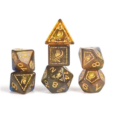 Dobókocka - D&amp;D Adventure Dice - Monk: Blue / Gold