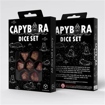 Dobókocka - Capybara Dice Set: Chillo (7 db-os szett)
