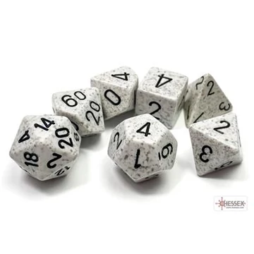 Dobókocka - Chessex Speckled Arctic Camo (7 db-os szett)