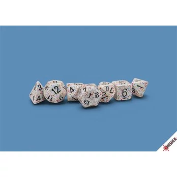 Dobókocka - Chessex Speckled Birthday (7 db-os szett)