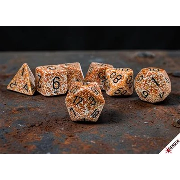 Dobókocka - Chessex Speckled Rust (7 db-os szett)