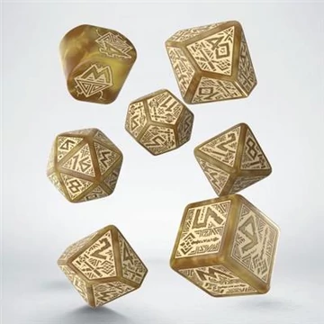 Dobókocka - Dwarven Dice Set: Gold (7 db-os szett)