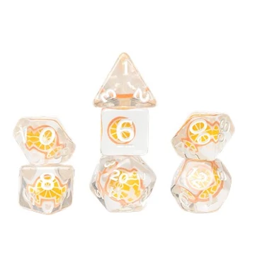 Dobókocka - Fruit Slice Dice Sets: ORANGE (7 db-os szett)