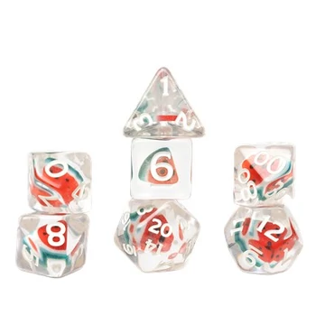 Dobókocka - Fruit Slice Dice Sets: WATERMELON (7 db-os szett)