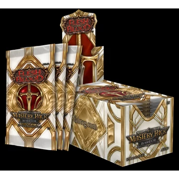Flesh &amp; Blood TCG - Mastery Pack Warrior Booster Display