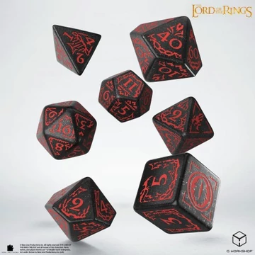 Dobókocka - The Lord of the Rings: Mordor Dice Set (7 db-os szett)