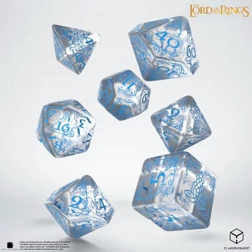 Dobókocka - The Lord of the Rings: Rivendell Dice Set - Water (7 db-os szett)