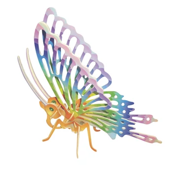 3D puzzle színes pillangó