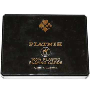 Piatnik - 100% plasztik römikártya 2x55 lapos