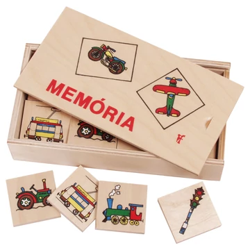 32 db-os fa memóriajáték (motoros)