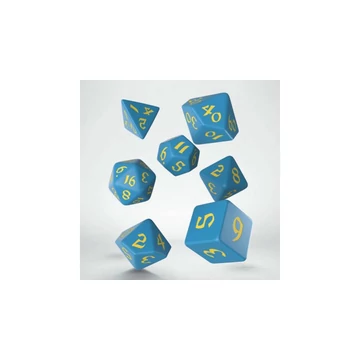 Dobókocka - Classic Runic Blue Yellow (7 db-os szett)