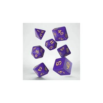 Dobókocka - Classic Runic Purple/Yellow (7 db-os szett)