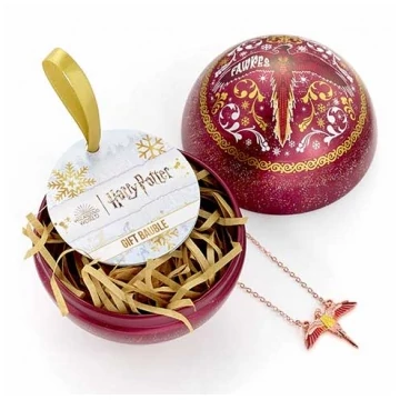 Christmas Bauble Fawkes and Necklace