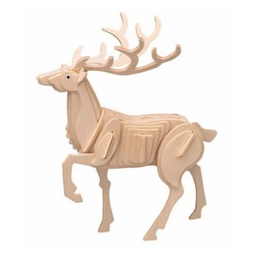 3D puzzle szarvas (natúr)