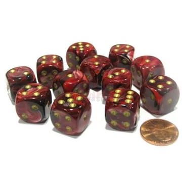 Vortex Burgundy gold d6