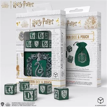 Harry Potter - Slytherin Dice &amp; Pouch