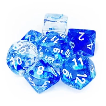 Chessex Nebula Dark Blue white