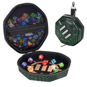 ENHANCE Tabletop RPGs Dice Tray &amp; Case Collector's Edition (Green)