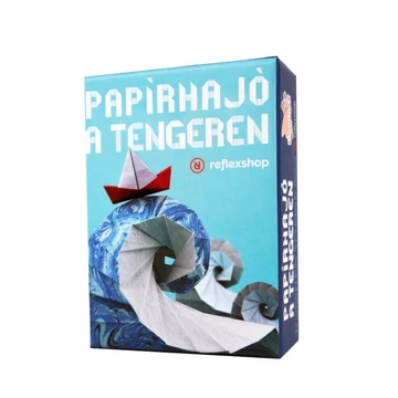 Papírhajó a tengeren