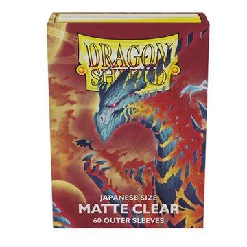 Japanese Size Matte Clear Outer Sleeves - Clear Cosmere (60 Sleeves)