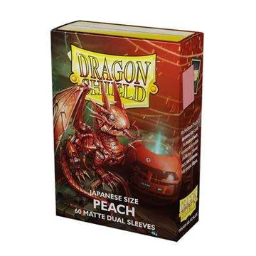 Japanese Size Matte Dual Sleeves - Peach Piip (60 Sleeves)