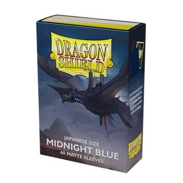 Japanese Size Matte Sleeves - Midnight Blue (60 Sleeves)