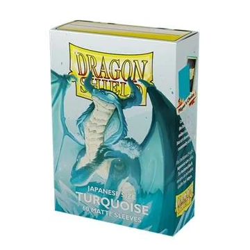 Japanese Size Matte Sleeves Turquoise 'Yadolom' (60 Sleeves)