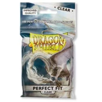 Standard Perfect Fit Sleeves - Clear Clear (100 Sleeves)