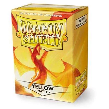 Standard Sleeves - Matte Yellow (100 Sleeves)