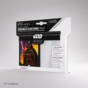 Gamegenic - Star Wars Unlimited Art Sleeves Double Sleeving Pack - Darth Vader