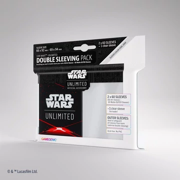 Gamegenic - Star Wars Unlimited Art Sleeves Double Sleeving Pack - Space Red