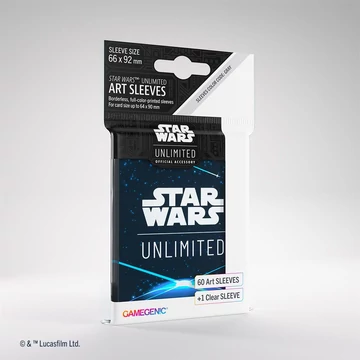 Gamegenic - Star Wars Unlimited Art Sleeves - Space Blue