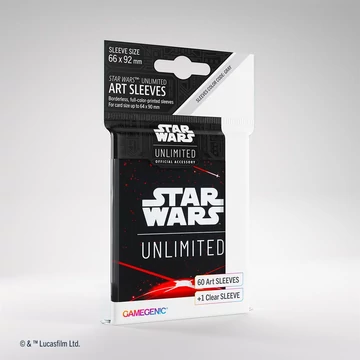 Gamegenic - Star Wars Unlimited Art Sleeves - Space Red