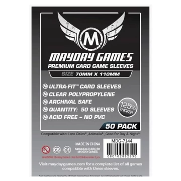 Mayday Games - Prémium Magnum Silver kártyavédő 70x110 mm (50 db)