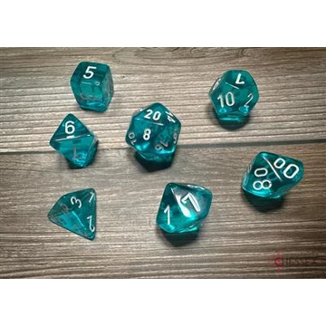 Translucent Teal white