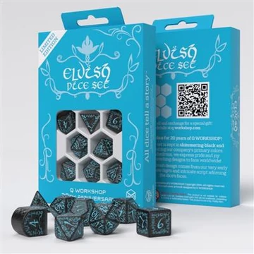 Dobókocka - Q Workshop 20 Years: Elvish Dice Set (8 db-os szett)