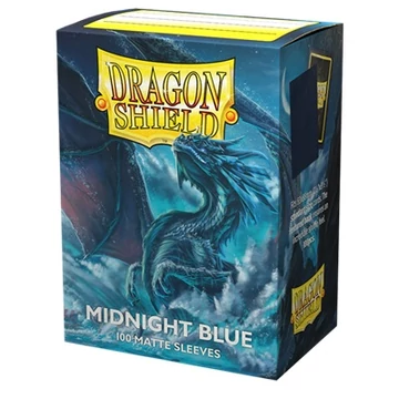 Dragon Shield Standard size Matte Sleeves - Midnight Blue (100 Sleeves)