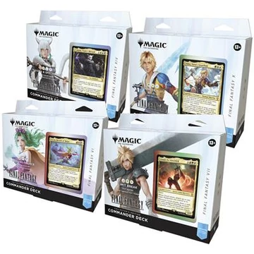 Final Fantasy Collector's Commander Deck Display (4 Decks)