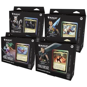 Final Fantasy Commander Deck Display (4 Decks)
