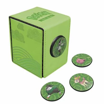 Pakli tartó - Ultra Pro - Gallery Series - Morning Meadow Alcove 4-Click Deck Box for Pokémon