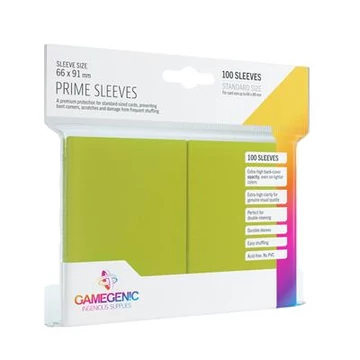 Gamegenic - Prime Sleeves Lime