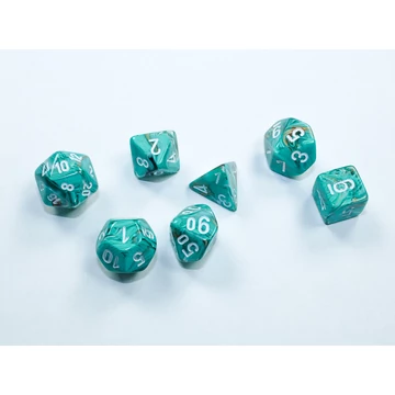 Marble Mini-Polyhedral Oxi-Copper white