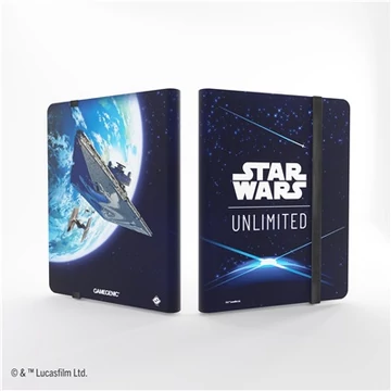 Gamegenic - Star Wars: Unlimited - Card Back Blue 18-zsebes gyűjtői portfólió mappa