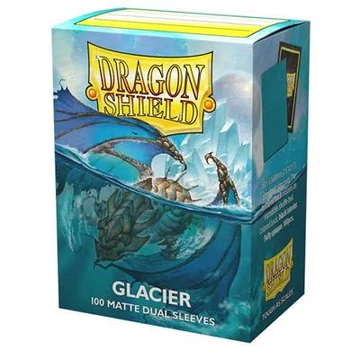 Matte Dual Sleeves - Glacier Miniom (100 Sleeves)