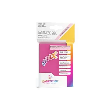 PRIME Japanese Sized Sleeves Pink (60 Sleeves)
