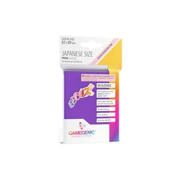 Gamegenic - Yu-gi-Oh! méretű kártyavédő - PRIME Japanese Sized Sleeves Purple (60 Sleeves)