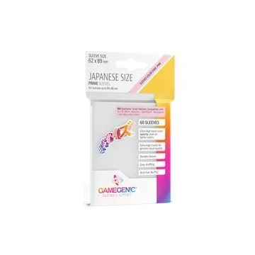 PRIME Japanese Sized Sleeves White (60 Sleeves)