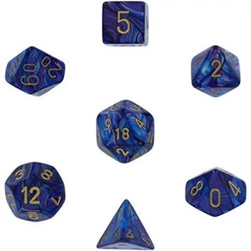 Chessex Lustrous Purple gold