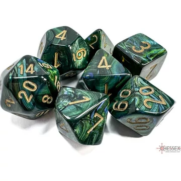 Chessex Scarab Jade gold