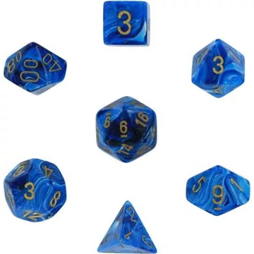 Chessex Vortex Blue gold